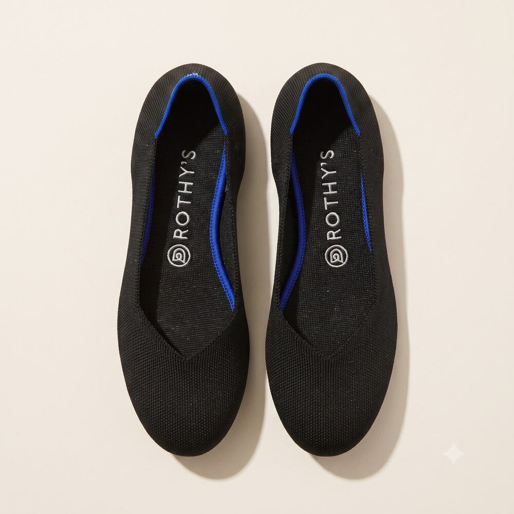 Rothys Womens 8.5 Minimalist Quiet Luxury Office Siren Sustainable Daily Flat